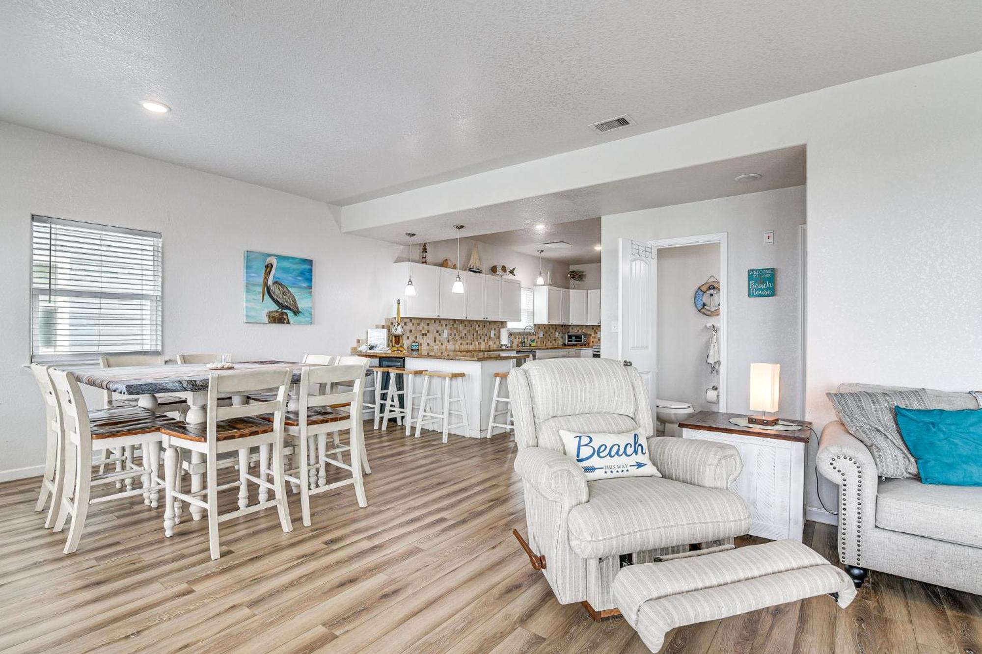 Beachfront Texas Retreat - 2 Decks, Patio And Views! Серфсайд-Бич Экстерьер фото
