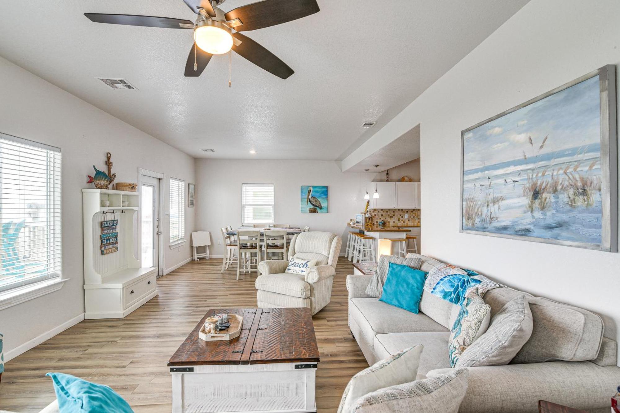Beachfront Texas Retreat - 2 Decks, Patio And Views! Серфсайд-Бич Экстерьер фото